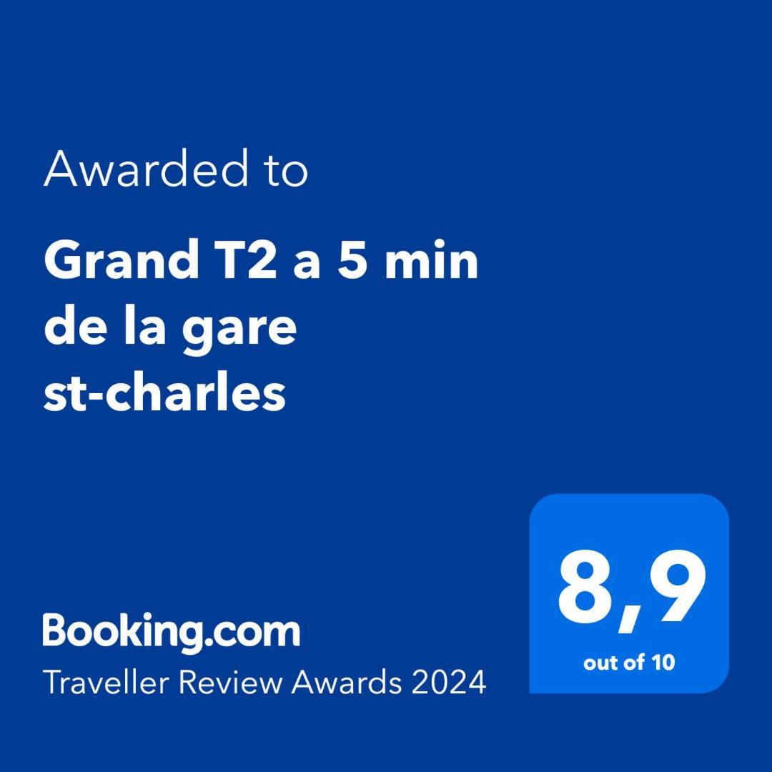Grand T2 Climatise A 5 Min De La Gare St-Charles - Vieux Port Lejlighed Marseille Eksteriør billede